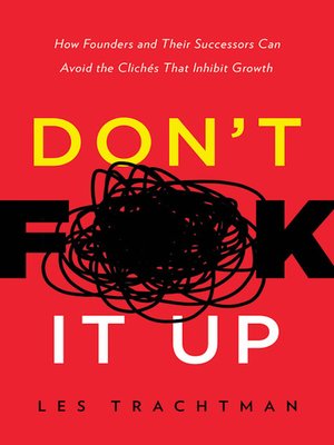 cover image of Don't F**k It Up
